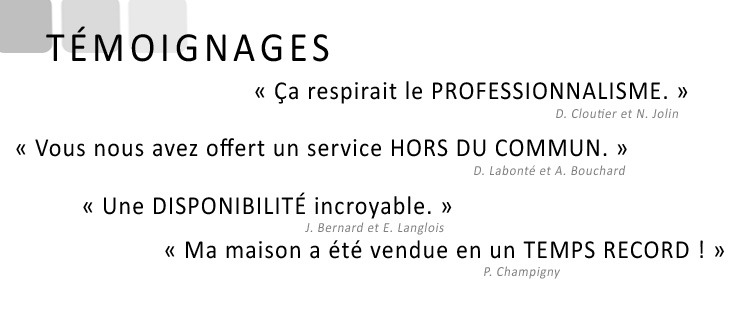 Témoignages