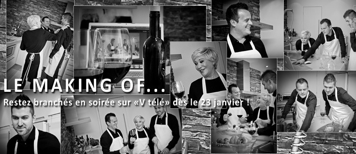 Le Making of - pub présentée sur les ondes de "V"